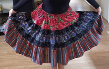 Load image into Gallery viewer, Roses bertha mid length spinning skirt
