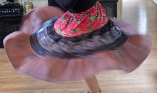 Load image into Gallery viewer, Roses bertha mid length spinning skirt
