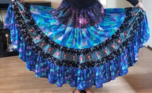 Load image into Gallery viewer, Blue bertha full length spinning skirt
