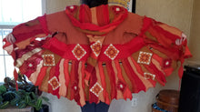 Load image into Gallery viewer, Granny pixie coat XL- 2XL upcycled sweater
